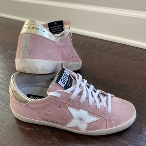 Golden Goose Super-Star Pink Suede size 37